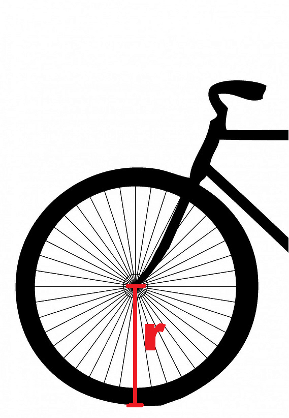 Fahrrad Reifen Radius