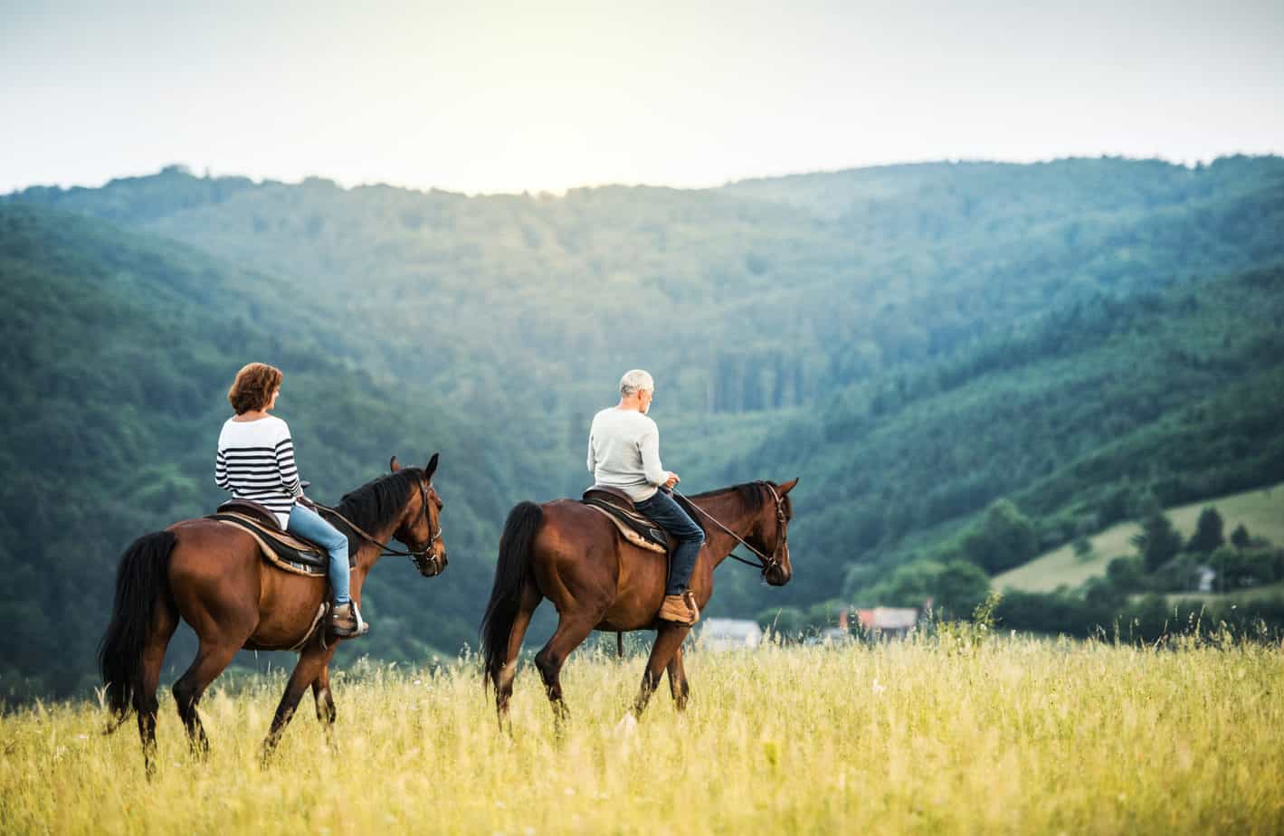 Geschwindigkeit und Distanz beim Reiten