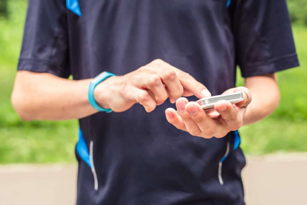 Fitness Tracker ohne Display Smartphone App