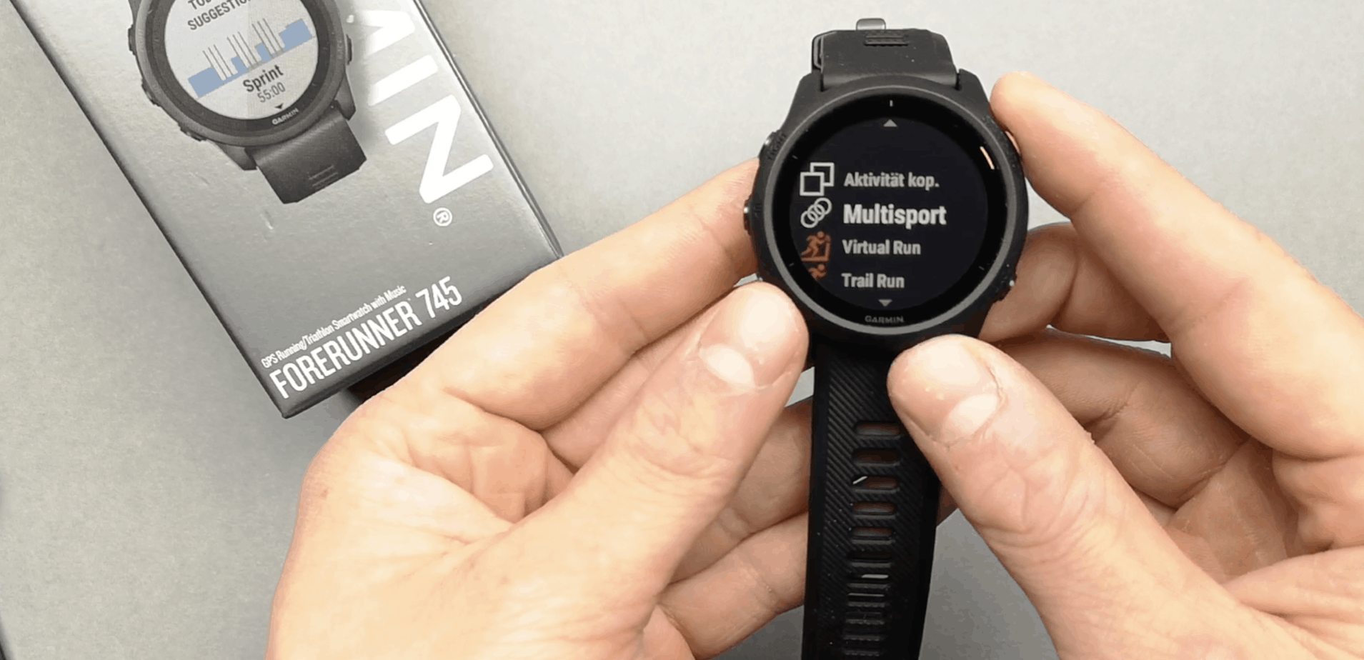 Garmin Forerunner 745 Multisportmodus