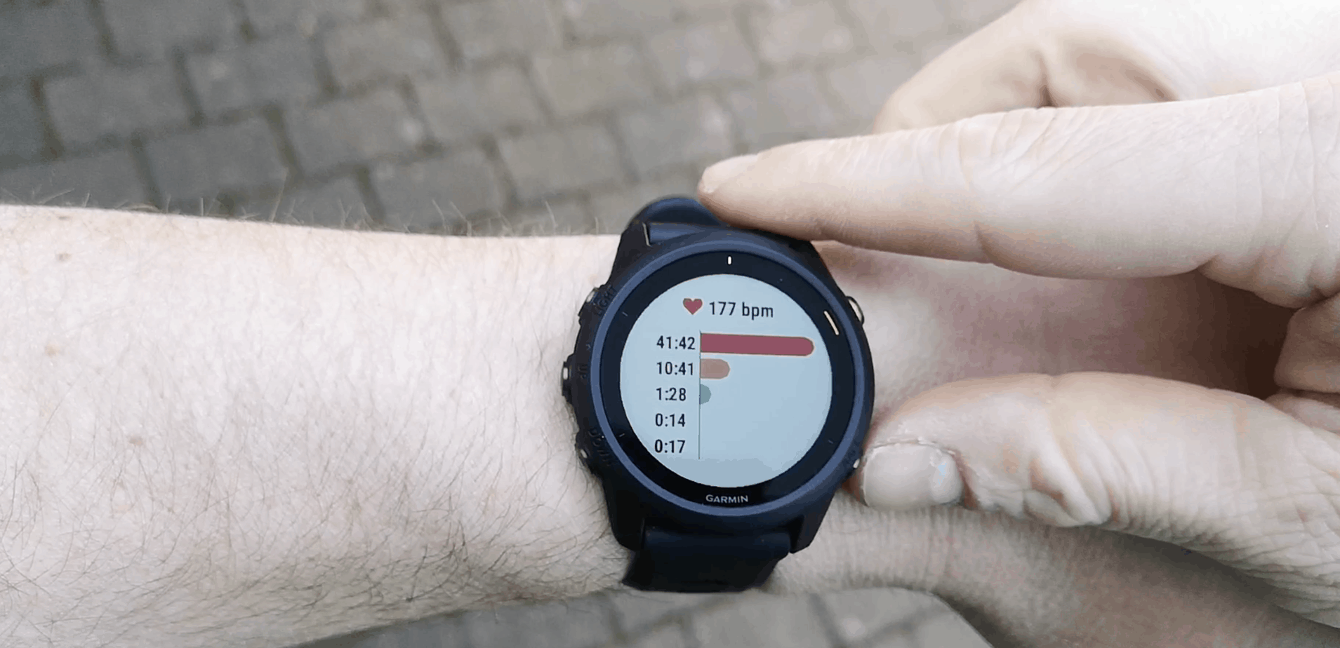 Garmin Forerunner 745 Pulsbereiche