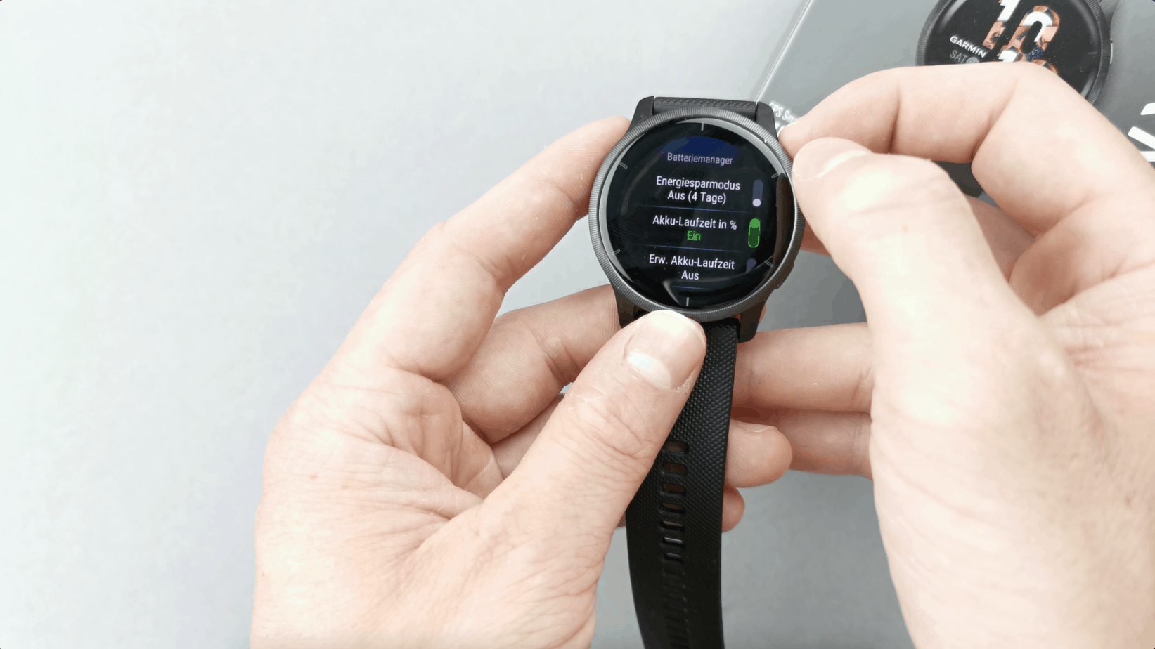 Garmin Venu 2 Energiesparmodus
