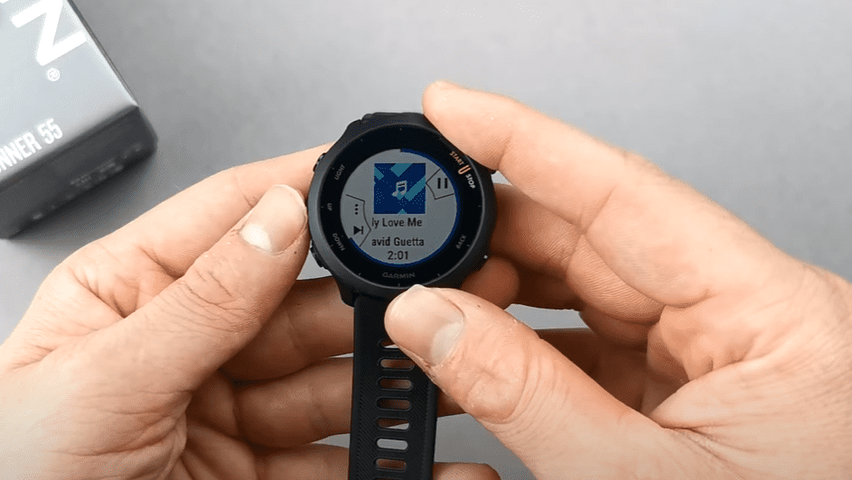 Garmin Forerunner 55 Musiksteuerung