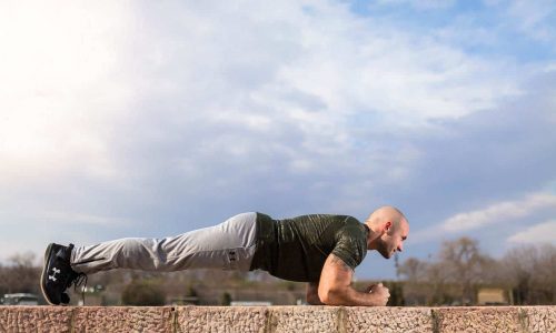 Plank Fitnessübung